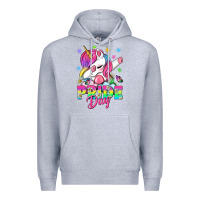 Heather Grey Pride Day LGBTQ Premium Hoodie - BundleAndBundleShop