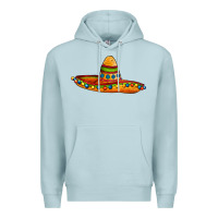Blue Mist sombrero Premium Hoodie - AdoDesignShop