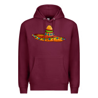 Burgundy sombrero Premium Hoodie - AdoDesignShop