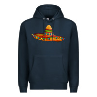 Navy sombrero Premium Hoodie - AdoDesignShop