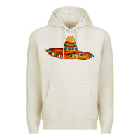 Oatmeal Heather sombrero Premium Hoodie - AdoDesignShop