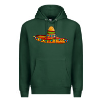 Sports Green sombrero Premium Hoodie - AdoDesignShop