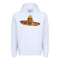 White sombrero Premium Hoodie - AdoDesignShop