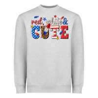 Red White And Cute Billie Wilder Heavyweight Sweatshirt | Teevron