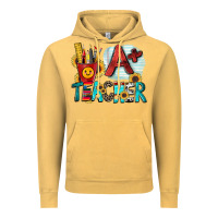 Vintage Mustard a  teacher Vintage Hoodie - Zillion Design Studio