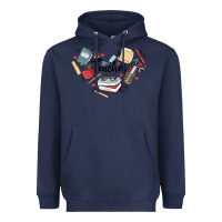 Navy teacher Heavyweight Hoodie - MaliasSmallBusiness