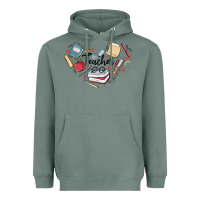 Sage teacher Heavyweight Hoodie - MaliasSmallBusiness