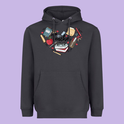 Teacher Heavyweight Hoodie Designed By Maliassmallbusiness