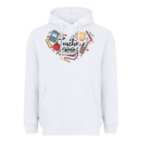 White teacher Heavyweight Hoodie - MaliasSmallBusiness