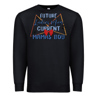 Black future ladies man current mamas boy Premium Sweatshirt - MaliasSmallBusiness
