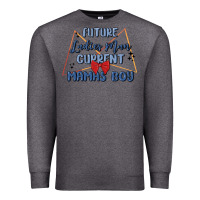 Charcoal Heather future ladies man current mamas boy Premium Sweatshirt - MaliasSmallBusiness