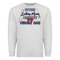 Dove Grey future ladies man current mamas boy Premium Sweatshirt - MaliasSmallBusiness