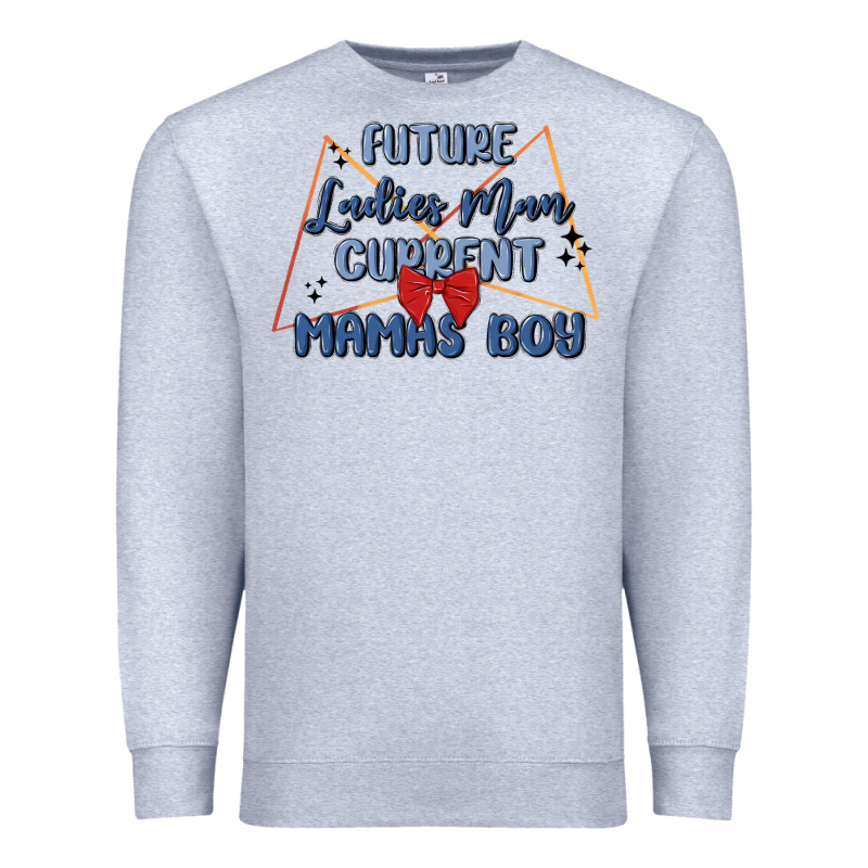 Future Ladies Man Current Mamas Boy Premium Sweatshirt by MaliasSmallBusiness | Teevron