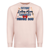 Pale Pink future ladies man current mamas boy Premium Sweatshirt - MaliasSmallBusiness