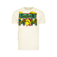 Vintage Arctic softball mom with leopard Vintage Tee - Zillion Design Studio