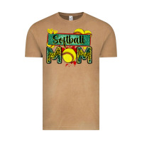 Vintage Camel softball mom with leopard Vintage Tee - Zillion Design Studio