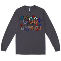 Smoke god bless america Long Sleeve Tee - CowhideDigitalArt