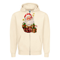 Sandshell santa claus cupcake Zipper Hoodie - AdoDesignShop