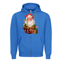 Santa Claus Cupcake Zipper Hoodie | Teevron