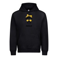 Black Yellow Flower Mom Skull Urban Hoodie - Bettercallsaul