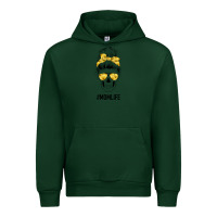 Forest Green Yellow Flower Mom Skull Urban Hoodie - Bettercallsaul