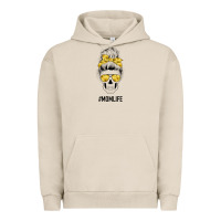 Pigment French Oak Yellow Flower Mom Skull Urban Hoodie - Bettercallsaul