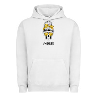 Pigment Lunar Rock Yellow Flower Mom Skull Urban Hoodie - Bettercallsaul