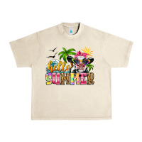 Sandshell hello summer cow Urban Heavy Tee - Zillion Design Studio