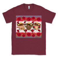 Burgundy mexico gnomes Classic Tee - HRA Design Shop