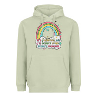 Matcha beautiful day to respect pronouns Heavyweight Hoodie - MaliasSmallBusiness