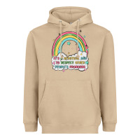 Mushroom beautiful day to respect pronouns Heavyweight Hoodie - MaliasSmallBusiness