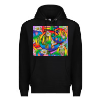 Black Pride LGBTQ+ Peace Tumbler Premium Hoodie - BundleAndBundleShop