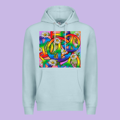 Pride Lgbtq+ Peace Tumbler Premium Hoodie Designed By Bundleandbundleshop