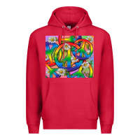 Cardinal Pride LGBTQ+ Peace Tumbler Premium Hoodie - BundleAndBundleShop