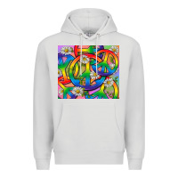 Dove Grey Pride LGBTQ+ Peace Tumbler Premium Hoodie - BundleAndBundleShop