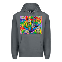 Rock Pride LGBTQ+ Peace Tumbler Premium Hoodie - BundleAndBundleShop