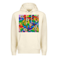 Sandshell Pride LGBTQ+ Peace Tumbler Premium Hoodie - BundleAndBundleShop