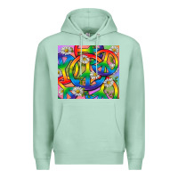 Seafoam Pride LGBTQ+ Peace Tumbler Premium Hoodie - BundleAndBundleShop