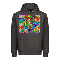 Smoke Pride LGBTQ+ Peace Tumbler Premium Hoodie - BundleAndBundleShop
