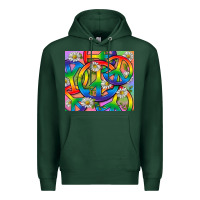 Sports Green Pride LGBTQ+ Peace Tumbler Premium Hoodie - BundleAndBundleShop