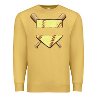 Antique Gold custom baseball Premium Sweatshirt - MaliasSmallBusiness