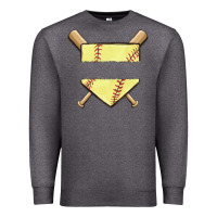 Charcoal Heather custom baseball Premium Sweatshirt - MaliasSmallBusiness
