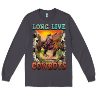 Smoke long live cowboys Long Sleeve Tee - FaDigitalArtStudio