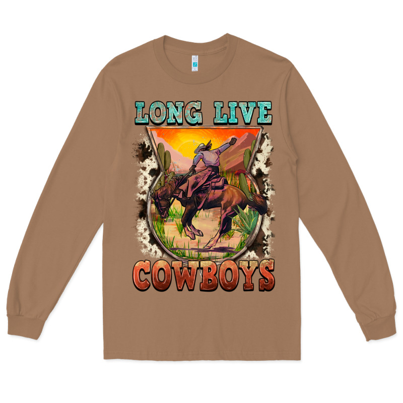 Long Live Cowboys Long Sleeve Tee by FaDigitalArtStudio | Teevron