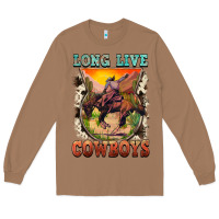 Toasted Coconut long live cowboys Long Sleeve Tee - FaDigitalArtStudio