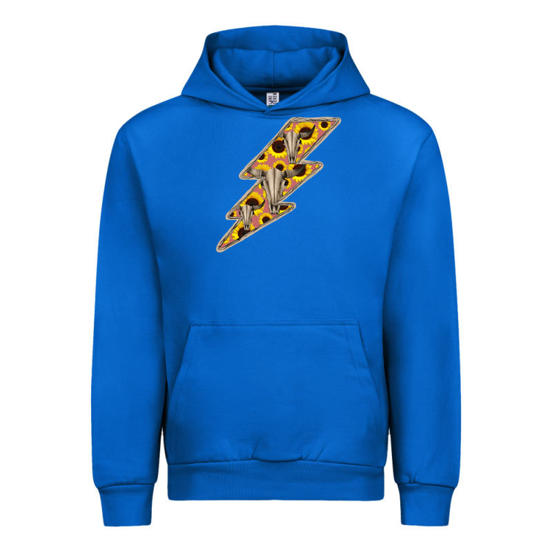 Sunflower And Skull Lightning Urban Hoodie by Bettercallsaul | Teevron