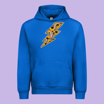 Sunflower And Skull Lightning Urban Hoodie Designed By Bettercallsaul