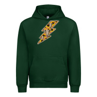 Forest Green Sunflower and Skull Lightning Urban Hoodie - Bettercallsaul