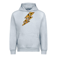 Heather Grey Sunflower and Skull Lightning Urban Hoodie - Bettercallsaul