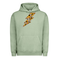 Pigment Oil Green Sunflower and Skull Lightning Urban Hoodie - Bettercallsaul